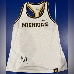 White Nike Michigan Tank Top